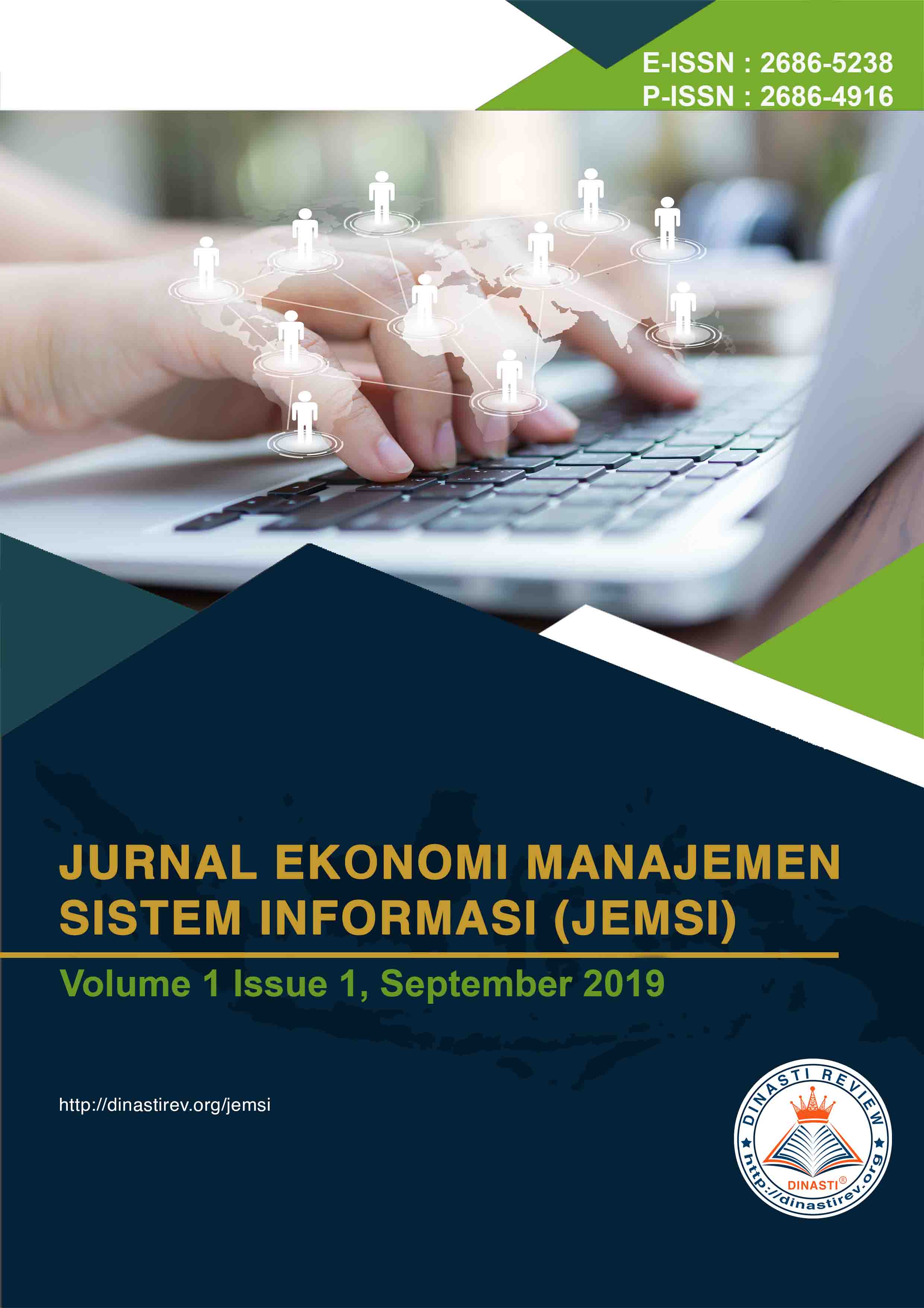 					View Vol. 1 No. 1 (2019): Jurnal Ekonomi Manajemen Sistem Informasi (September 2019)
				